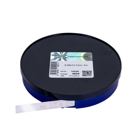 0.08mm Feeler Gauge Shim Stock Roll - Carbon Steel 12.7mm x 5m